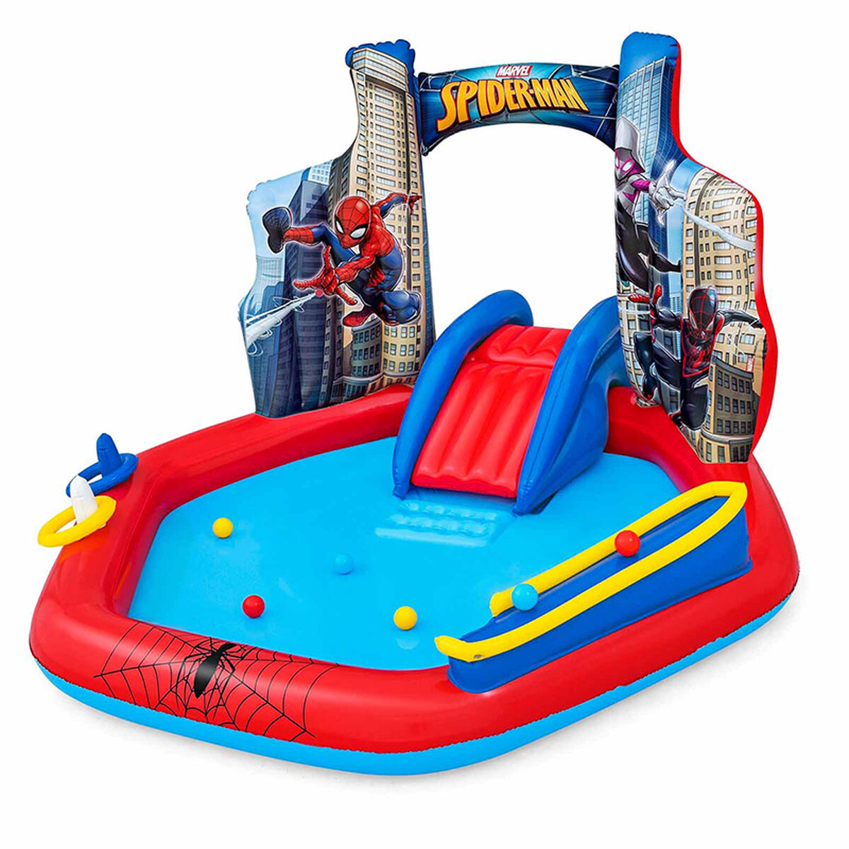 Bestway Piscina Hinchable Parque de Juegos Spiderman 211x206x127 cm - imagen principal