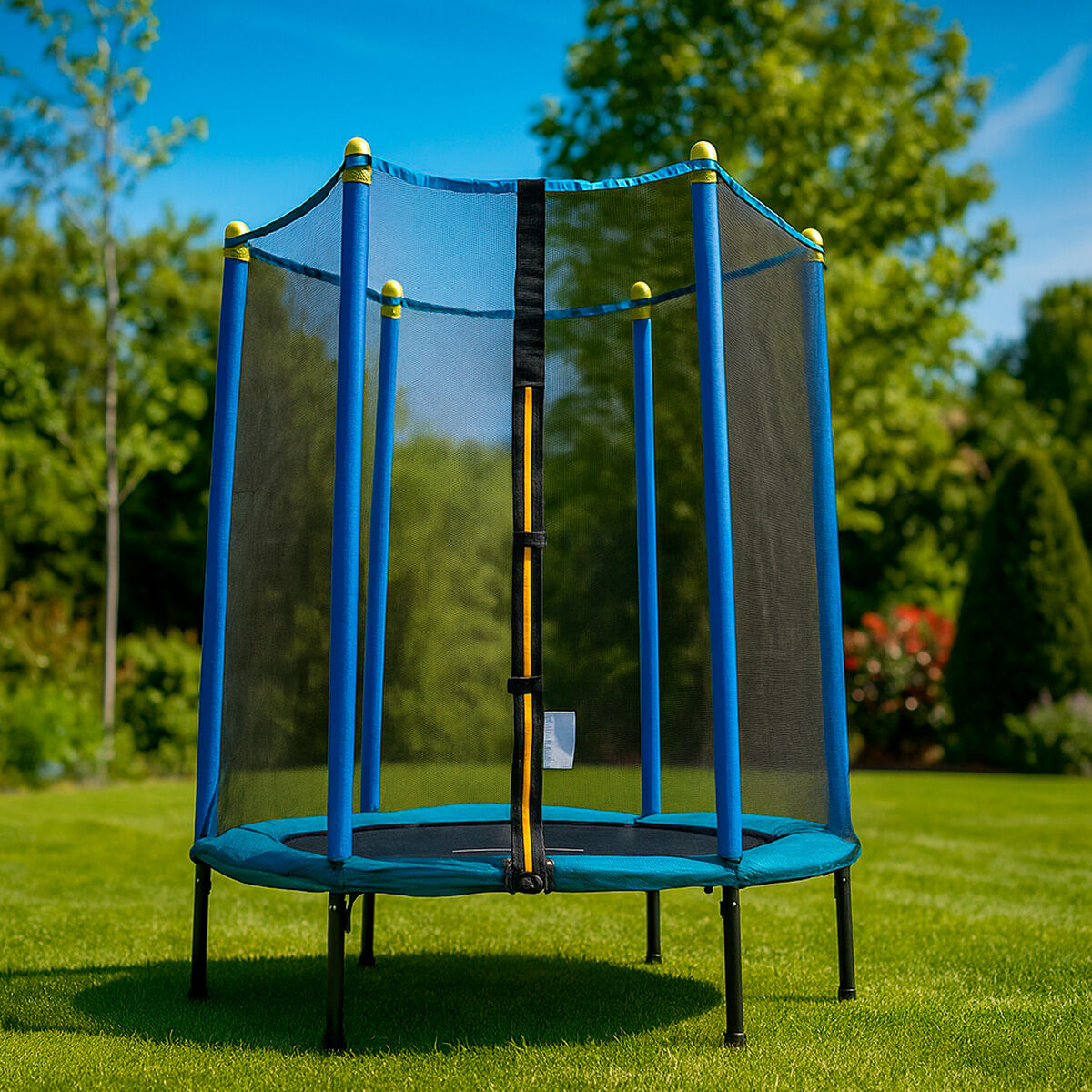 Cama Elástica Infantil con Red de Seguri - imagen principal