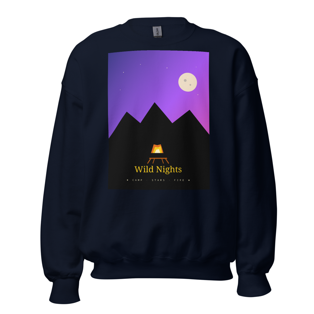 Wild Nights – Sudadera navy unisex con diseño exclusivo personalizable