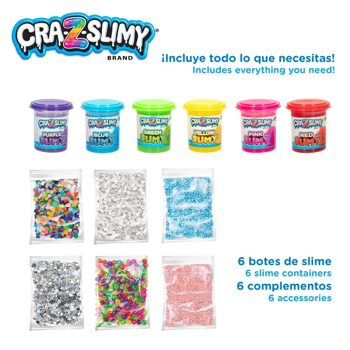 Juego de plastilina y slime Cra-Z-Art Bold&Brights 6 unidades - imagen 5