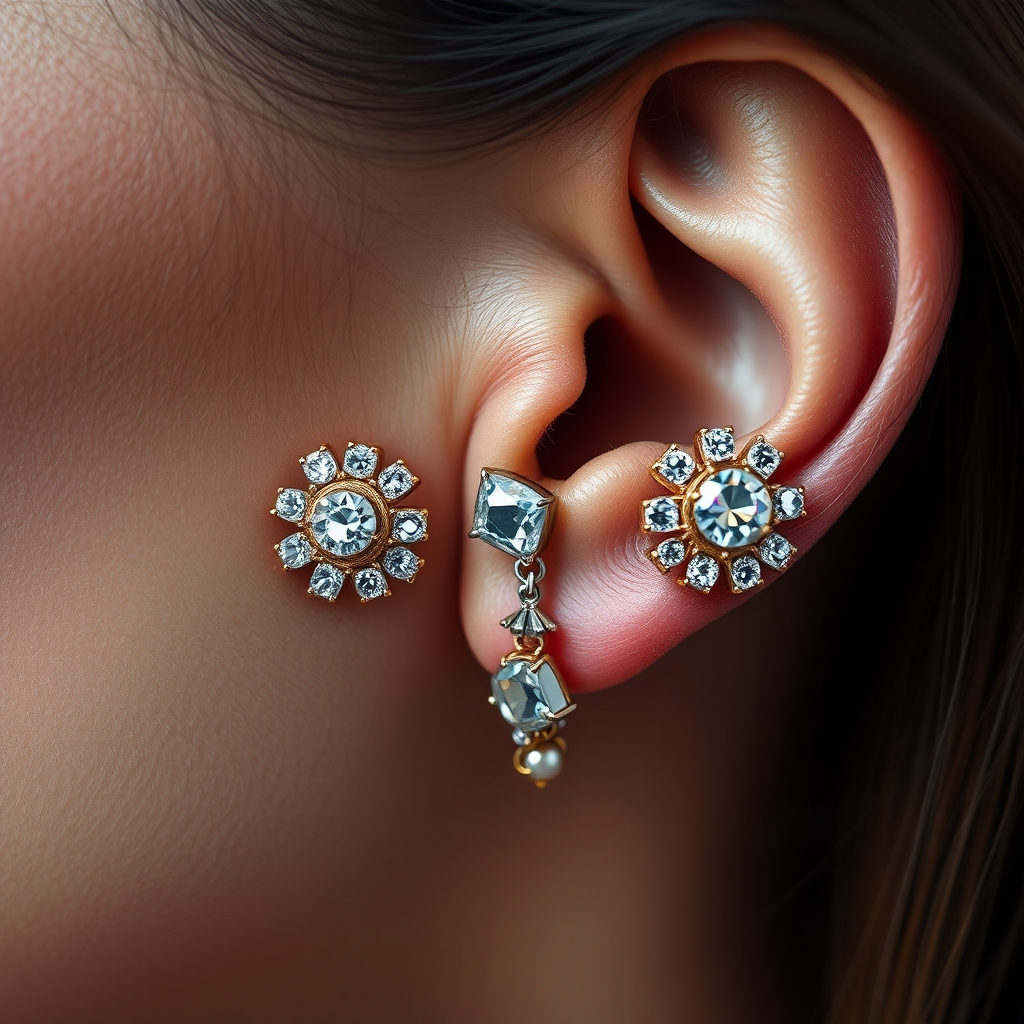 Pendientes Mujer Lotus LU00007 Dorado - 3